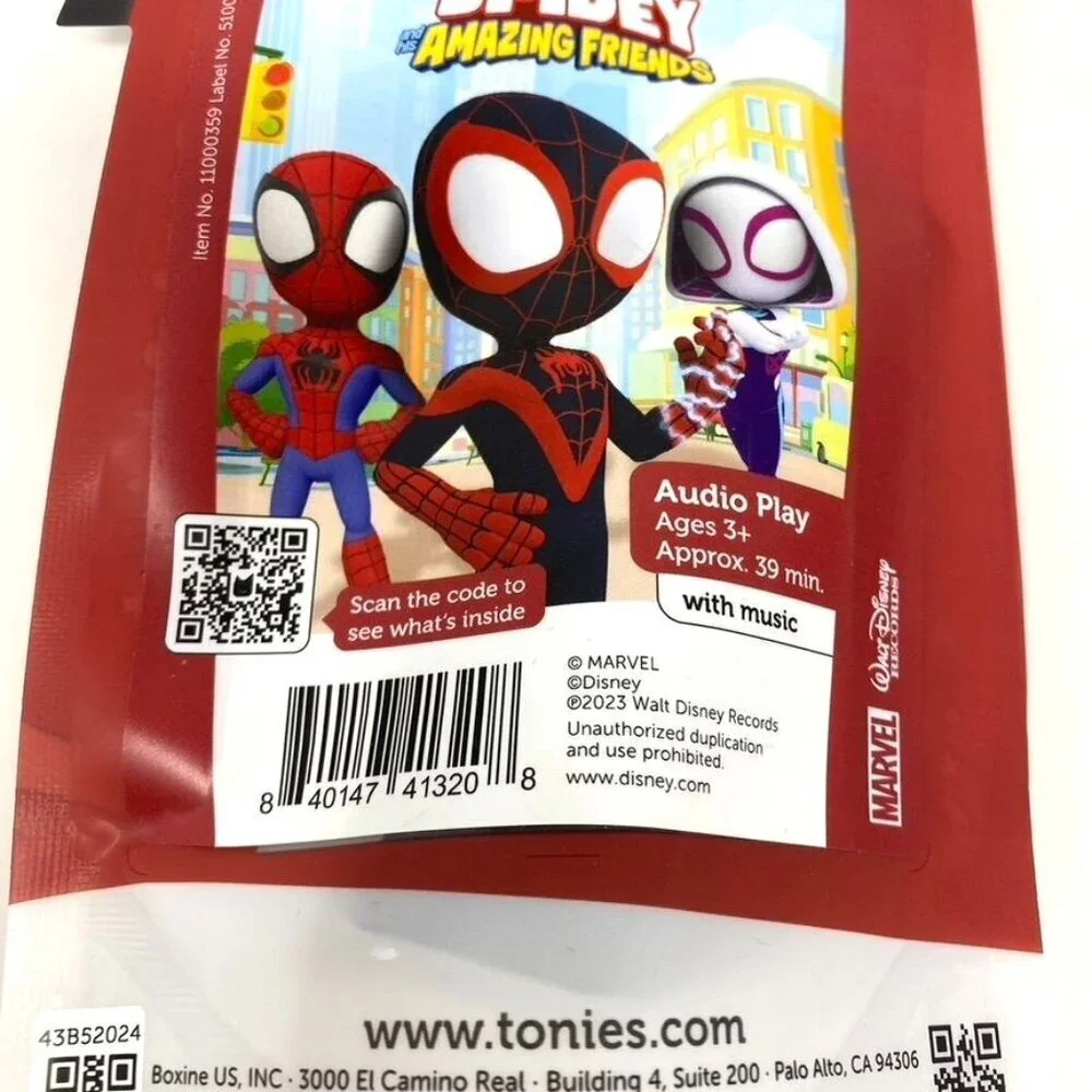 tonies MARVEL Spidey & His Amazing Friends Spin Figurine Electronic Storybooks